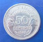 FRANCE 1947 50 centimes "Morlon", Postzegels en Munten, Munten | Europa | Niet-Euromunten, Frankrijk, Ophalen of Verzenden, Losse munt