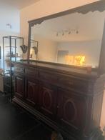 Buffet - dressoir en chêne massif et son miroir, Maison & Meubles, Armoires | Dressoirs, Chêne, 75 cm ou plus, Avec tiroir(s)
