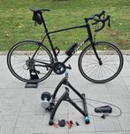 Trek Domane AL3 (framemaat 62) + BTwin 300 Rollentrainer, Fietsen en Brommers, 28 inch, Zo goed als nieuw, 15 tot 20 versnellingen