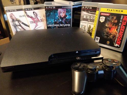PS3 Slim 250GB + Controller & MGS Collection, Consoles de jeu & Jeux vidéo, Consoles de jeu | Sony PlayStation 3, Utilisé, Slim