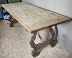 Spaanse tafel  of bureau, 50 tot 100 cm, 150 tot 200 cm, Gebruikt, Rechthoekig