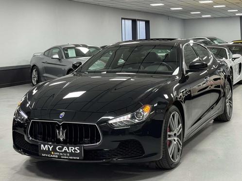 Maserati Ghibli 3.0 V6 Bi-Turbo SQ4 Toit Ouvrant Camera 360, Auto's, Maserati, Bedrijf, Te koop, Ghibli, 360° camera, 4x4, ABS