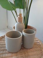 Set badkameraccessoires, Ophalen of Verzenden, Zo goed als nieuw, Beige, Overige typen