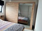 Slaapkamer (kast + bed met verlichting + matras), Huis en Inrichting, Slaapkamer | Complete slaapkamers, Ophalen of Verzenden