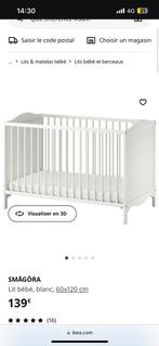 Lit bébé à barreaux + barrière évolutive ikea - Ikea