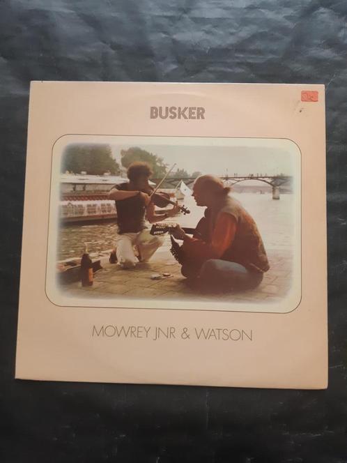 Mowrey Jnr & WATSON "Busker" folkrock LP (1976) IZGS, Cd's en Dvd's, Vinyl | Rock, Zo goed als nieuw, Poprock, 12 inch, Ophalen of Verzenden