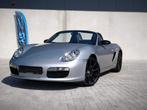 Porsche Boxster 987 leder GPS xenon 19 inch breedset sport, Auto's, Porsche, Parkeersensor, Leder, Bedrijf, Handgeschakeld