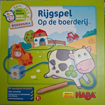 Haba Rijgspel - op de boerderij beschikbaar voor biedingen