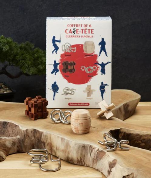 Doos met 6 Japanse breinbrekers NIEUW, Hobby en Vrije tijd, Denksport en Puzzels, Nieuw, Overige typen, Ophalen