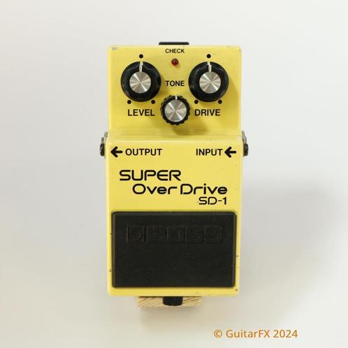 Boss SD-1 Super OverDrive (s/n B950924, Black Label, Made in, Muziek en Instrumenten, Effecten, Gebruikt, Ophalen of Verzenden