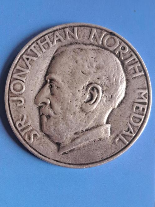 Engeland medaille Jonathan North kunst, Postzegels en Munten, Penningen en Medailles, Zilver, Verzenden