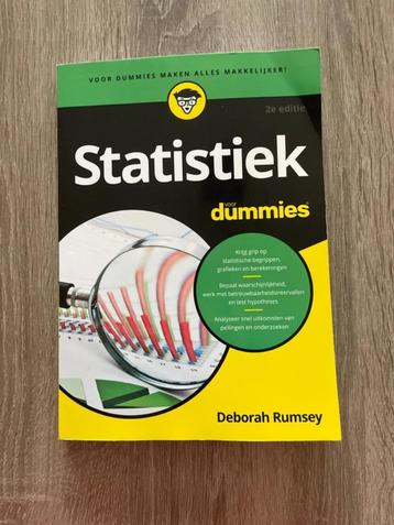 Boek Statistiek voor dummies beschikbaar voor biedingen