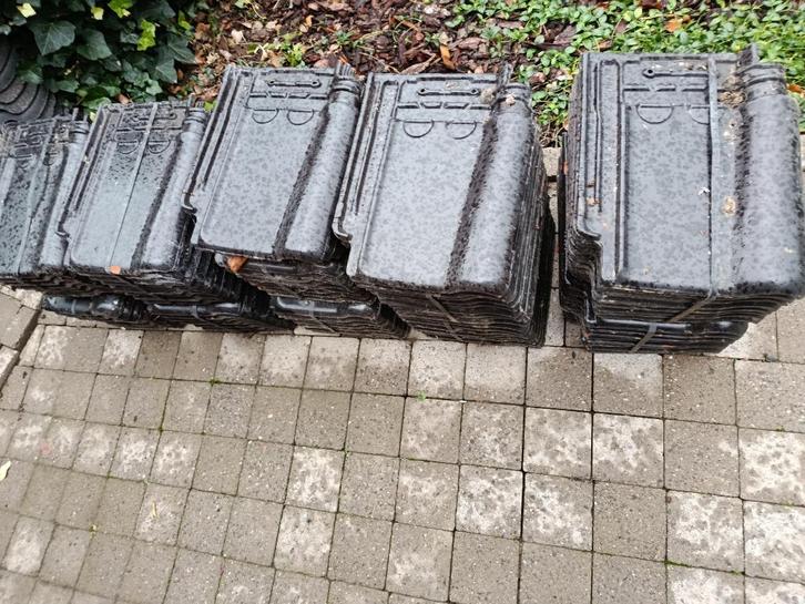 + 80 koramic pannen dubbel dek, Doe-het-zelf en Bouw, Isolatie en Afdichting, Nieuw, Ophalen