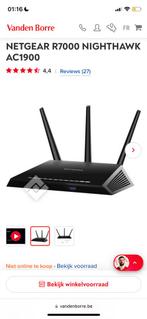 Routeur wifi netgear nighthawk/amplificateur wifi, Computers en Software, Routers en Modems, Router, Zo goed als nieuw