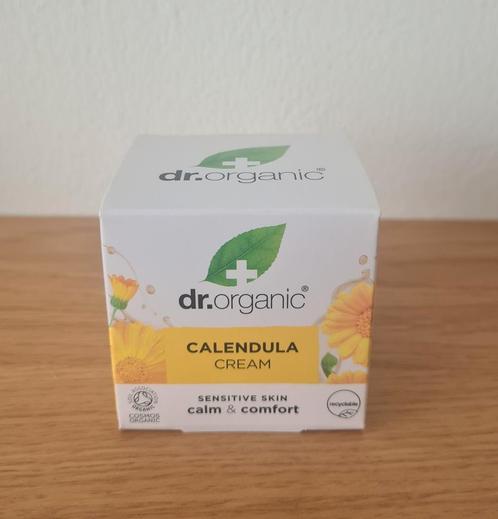 Nieuw: Dr. Organic calendula cream 50 ml, Handtassen en Accessoires, Uiterlijk | Gezichtsverzorging, Nieuw, Verzorging, Gehele gezicht