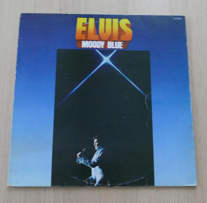LP  Elvis Presley ‎– Moody Blue, Cd's en Dvd's, Vinyl | Rock, Gebruikt, Poprock, 12 inch, Ophalen of Verzenden