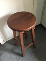 Barkrukken, 1 tabouret, Comme neuf, 60 à 90 cm, Bois