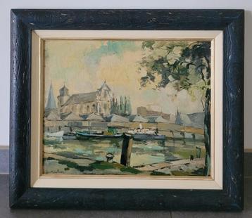 Julien Ficher, schepen op de rivier beschikbaar voor biedingen