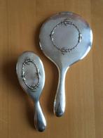 Vintage zilver 2-delige kaptafelset - GERO, Ophalen of Verzenden, Zilver