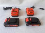 Power plus 2x oplader plus 2x batterij 2.0Ah, Ophalen of Verzenden, Zo goed als nieuw