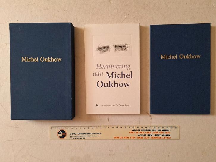 Herinnering aan Michel Oukhow De Zwarte Panter Fred Bervoets, Antiek en Kunst, Kunst | Etsen en Gravures, Ophalen of Verzenden