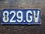 Oude kentekenplaat van een auto uit de jaren 20, Verzamelen, Ophalen of Verzenden, Gebruikt, Auto's