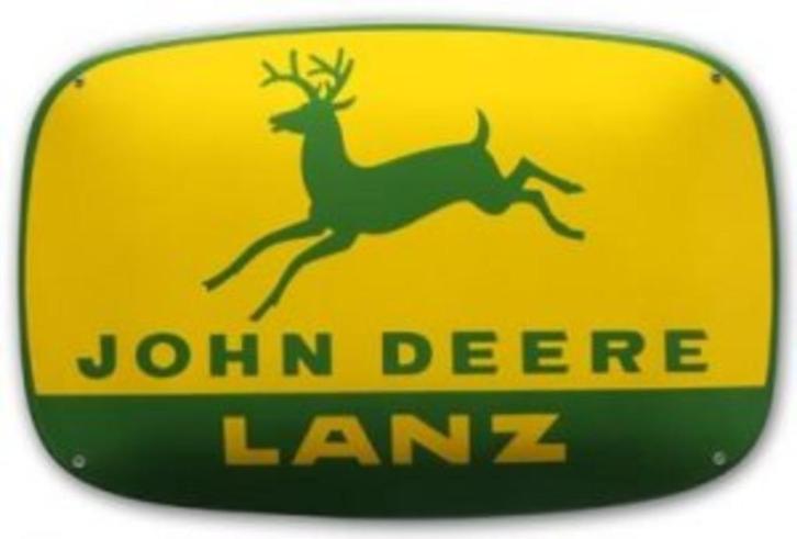 John Deere lanz emaillen reclame bord en veel andere borden, Verzamelen, Merken en Reclamevoorwerpen, Zo goed als nieuw, Reclamebord
