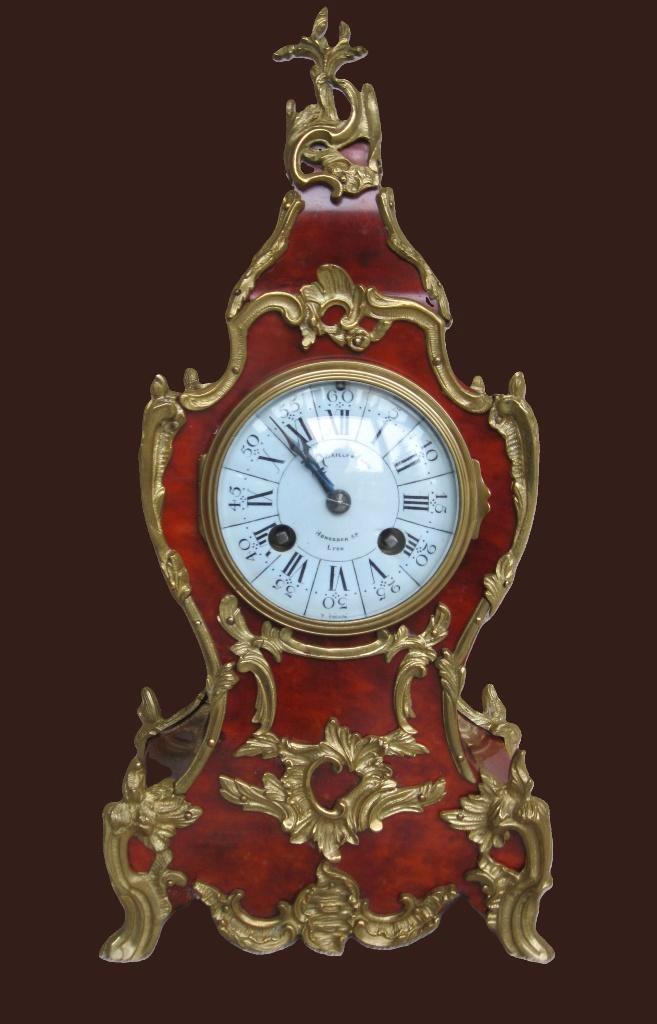 Magnifieke schildpad boulle 'Lyon'., Antiek en Kunst, Antiek | Klokken, Ophalen