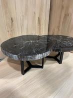 petrified wood tafels, Minder dan 55 cm, Rond, Ophalen of Verzenden, Zo goed als nieuw