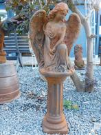 ange en oxyde sur une colonne en oxyde S, plein de pierre,, Enlèvement ou Envoi, Pierre, Ange