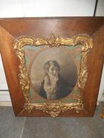 Ancien cadre en bois 50cm*42 cm, Ophalen of Verzenden, Hout