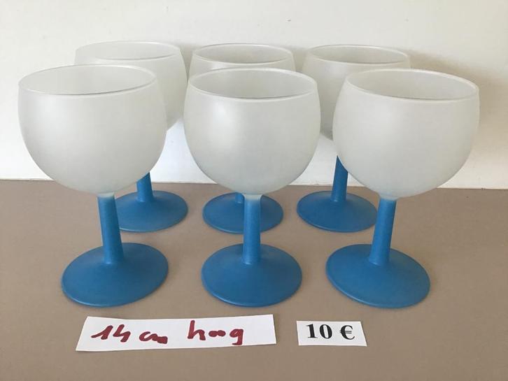 20 tal sets wijnglazen van 6 stuks, Huis en Inrichting, Keuken | Servies, Zo goed als nieuw, Ophalen of Verzenden