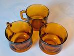 3 retro tassen, Duralex France, Huis en Inrichting, Keuken | Servies, Ophalen of Verzenden