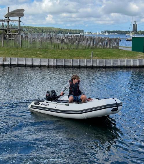Te koop: Brig F300 + Suzuki 8pk motor (bouwjaar 2019), Watersport en Boten, Rubberboten, Gebruikt, Overige merken, Aluminium, Minder dan 70 pk