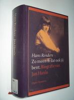 Hans Renders - Biografie van Jan Hanlo : Open domein nr 34, Boeken, Gelezen, Kunst en Cultuur, Hans Renders, Ophalen of Verzenden