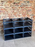 9x Boîtes plastique pliables EuroBox 35x48x24cm, Ophalen, Zo goed als nieuw