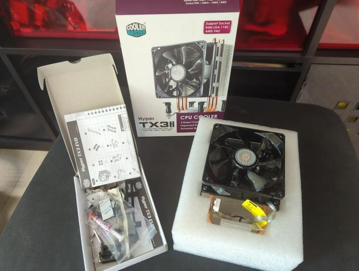 CPU Cooler Coolermaster Hyper TX 3 evo, Computers en Software, Computerkoelers, Nieuw, Luchtkoeling, Ophalen of Verzenden