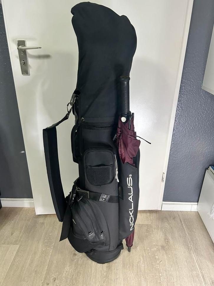Nickklaus golf tas met clubs, Sport en Fitness, Golf, Zo goed als nieuw, Ophalen
