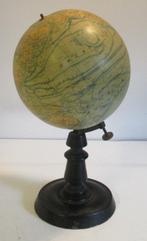 antieke globe wereldbol Forest Parijs op houten voet  140, Antiek en Kunst, Verzenden