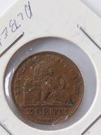 2 cents, vol. 1919, Timbres & Monnaies, Monnaies | Belgique, Bronze, Envoi, Monnaie en vrac