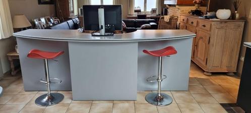 Toonbank balie / bureau meubel, Huis en Inrichting, Bureaus, Zo goed als nieuw, Bureau, Met wielen, Ophalen