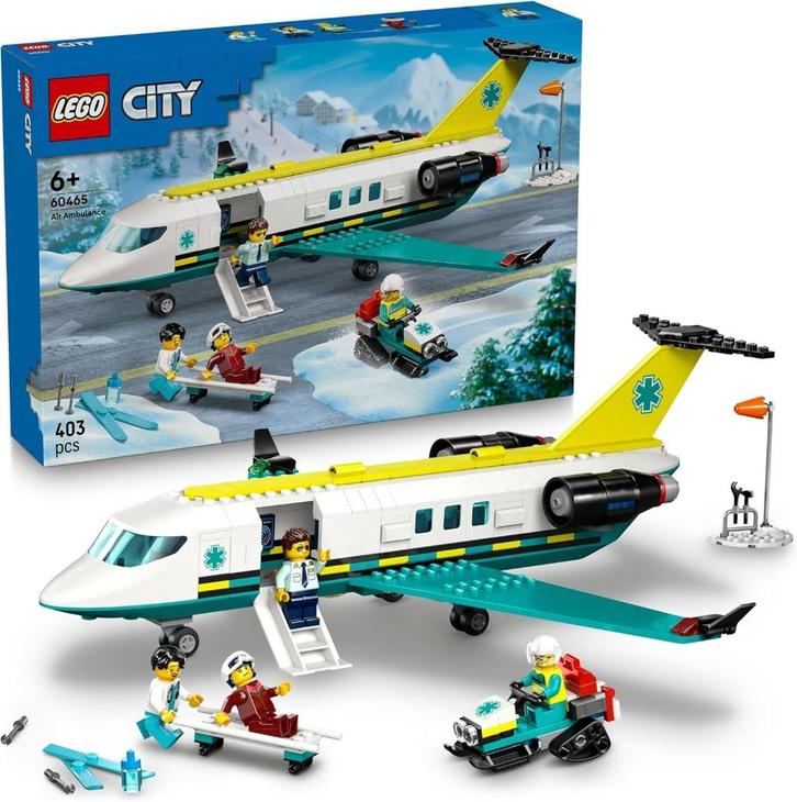 Neuf - Lego City - L’ambulance de secours aérienne (60465), Kinderen en Baby's, Speelgoed | Duplo en Lego, Nieuw, Lego, Complete set
