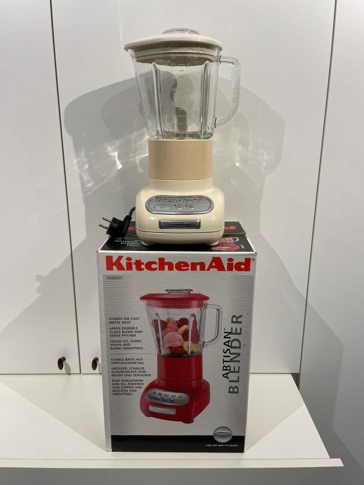 Mixeur Kitchenaid 5KSB555, Electroménager, Mélangeurs de cuisine, Utilisé, 1 à 2 litres, 3 vitesses ou plus, Résiste au lave-vaisselle
