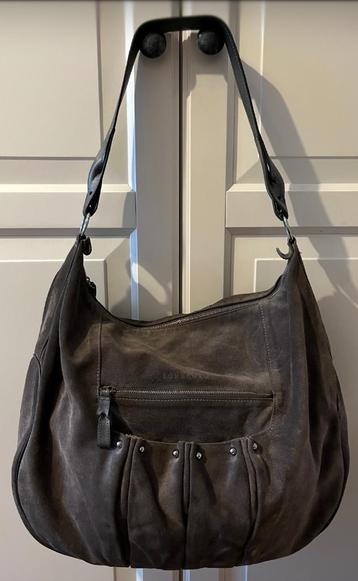 Sac Longchamp, Enlèvement, Comme neuf, Gris, Sac à bandoulière