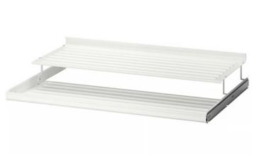 2keer ikea pax schoenenrek, wit, 100x58 en 50x58  beschikbaar voor biedingen