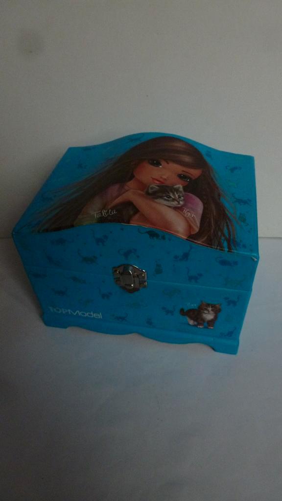 juwelenkistje TopModel , met lichtjes, Kinderen en Baby's, Kindermode-accessoires, Zo goed als nieuw, Ophalen of Verzenden