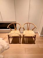 2x Carl Hansen Wishbone Chairs, Maison & Meubles, Chaises, Enlèvement, Comme neuf