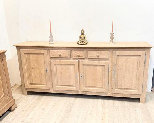 Dressoir van ruw eikenhout met aerogram, Huis en Inrichting, Kasten | Dressoirs, Zo goed als nieuw, Eikenhout, Ophalen