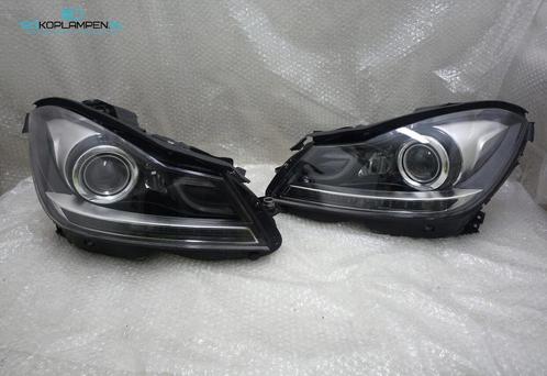 Mercedes C Klasse C63 AMG W204 facelift Bi Xenon koplampen, Auto-onderdelen, Verlichting, Mercedes-Benz, Gebruikt, Ophalen