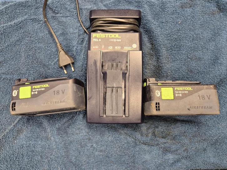 Festool Energie-set  18V 2x5,2 bluetooth  / TCL6 lader, Doe-het-zelf en Bouw, Gereedschap | Handgereedschap, Zo goed als nieuw